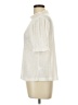 J.Crew 100% Polyester Ivory Short Sleeve Top Size L - photo 5