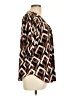 Joseph Ribkoff Brown Short Sleeve Blouse Size 10 - photo 4