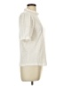 J.Crew 100% Polyester Ivory Short Sleeve Top Size L - photo 4