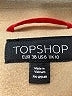 Topshop Tan Coat Size 6 - photo 6