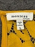 Monteau Yellow Short Sleeve Blouse Size L - photo 7