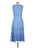 Neiman Marcus 100% Polyester Blue Casual Dress Size 10 - photo 2