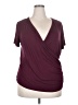 Talbots Burgundy Short Sleeve Top Size 2X Petite - photo 1