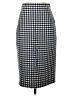 J.Crew Checkered-gingham Blue Formal Skirt Size 00 - photo 1