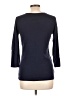 Three Dots Blue 3/4 Sleeve Top Size L - photo 2