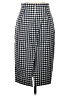 J.Crew Checkered-gingham Blue Formal Skirt Size 00 - photo 2