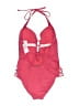 Laundry by Design Solid Pink One Piece Swimsuit Size 18 - photo 2