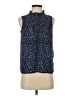 J.Crew 100% Polyester Blue Sleeveless Blouse Size XS - photo 1