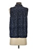 J.Crew 100% Polyester Blue Sleeveless Blouse Size XS - photo 2