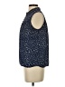 J.Crew 100% Polyester Blue Sleeveless Blouse Size XS - photo 5