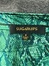 Sugarlips 100% Polyester Green Long Sleeve Blouse Size M - photo 7
