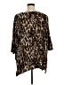 Chico's Animal Print Brown Kimono Size XL (3) - photo 2