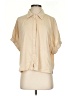 Known Supply 100% Cotton Tan Short Sleeve Blouse Size S - photo 1