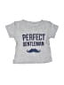 Carter's 100% Cotton Gray Short Sleeve T-Shirt Size Newborn - photo 1
