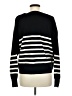 For The Republic Stripes Black Pullover Sweater Size M - photo 2