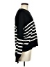 For The Republic Stripes Black Pullover Sweater Size M - photo 4