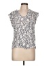 Fun2Fun 100% Rayon Gray Sleeveless Blouse Size L - photo 1