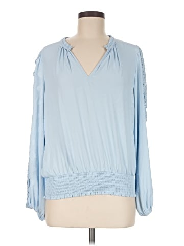 White House Black Market Long Sleeve Blouse (view 1)