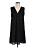 Entro 100% Polyester Solid Black Casual Dress Size M - photo 1
