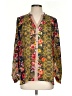 Johnny Was 100% Silk Floral Gold Kimono Size S - photo 1