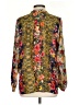 Johnny Was 100% Silk Floral Gold Kimono Size S - photo 2