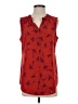 CAbi 100% Polyester Red Sleeveless Blouse Size S - photo 1