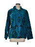 Chico's Teal Windbreaker Size Med (1) - photo 1