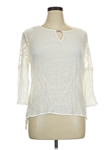 Cato 3/4 Sleeve Blouse (view 1)