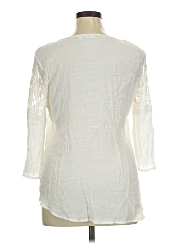 Cato 3/4 Sleeve Blouse (view 2)