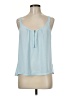 Express 100% Polyester Blue Sleeveless Blouse Size M - photo 1