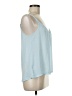 Express 100% Polyester Blue Sleeveless Blouse Size M - photo 4