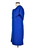 Charles Henry Solid Blue Casual Dress Size L - photo 5