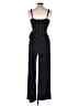 Kaileigh Stripes Black Jumpsuit Size M - photo 2