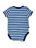 Nautica Stripes Blue Short Sleeve Onesie Size 0-3 mo - photo 2
