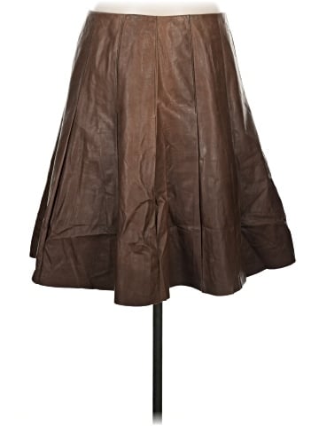 Lafayette 148 New York Leather Skirt (view 1)