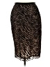BCBGMAXAZRIA 100% Nylon Animal Print Brown Formal Skirt Size S - photo 1