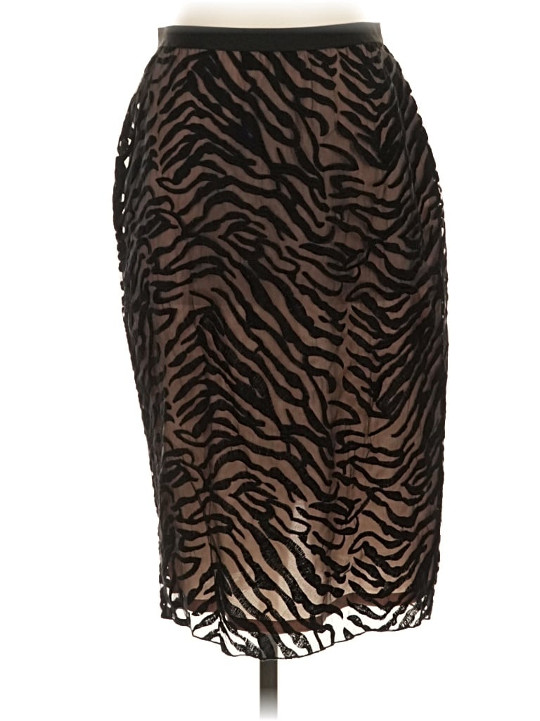 Pre-owned Bcbgmaxazria Formal Skirt In Brown