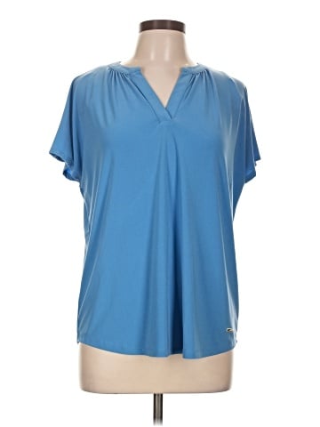 Jones New York Signature Short Sleeve Blouse (view 1)