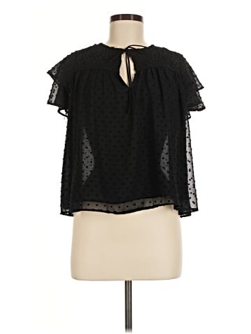 Zara Basic Short Sleeve Blouse (view 1)
