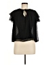 Zara Basic Black Short Sleeve Blouse Size M - photo 1
