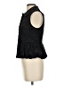 Zara Black Sleeveless Button-Down Shirt Size XS - photo 5