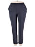 Purejill Solid Gray Active Pants Size 2X - photo 1
