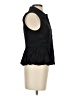 Zara Black Sleeveless Button-Down Shirt Size XS - photo 4