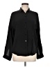 Everlane Solid Black Long Sleeve Blouse Size M - photo 1