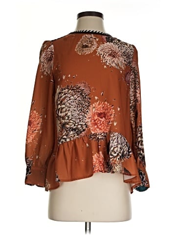 Vineet Bahl Long Sleeve Blouse (view 1)