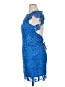 Lulus 100% Polyester Blue Cocktail Dress Size XL - photo 5