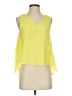 1.State 100% Polyester Yellow Sleeveless Blouse Size XS - photo 1