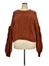 Line & Dot Brown Pullover Sweater Size 3X - photo 1