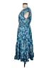 Chadwicks Paisley Blue Casual Dress Size L (petite) - photo 5