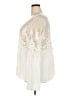 Torrid 100% Nylon Ivory Long Sleeve Blouse Size 4X Plus (4) - photo 5